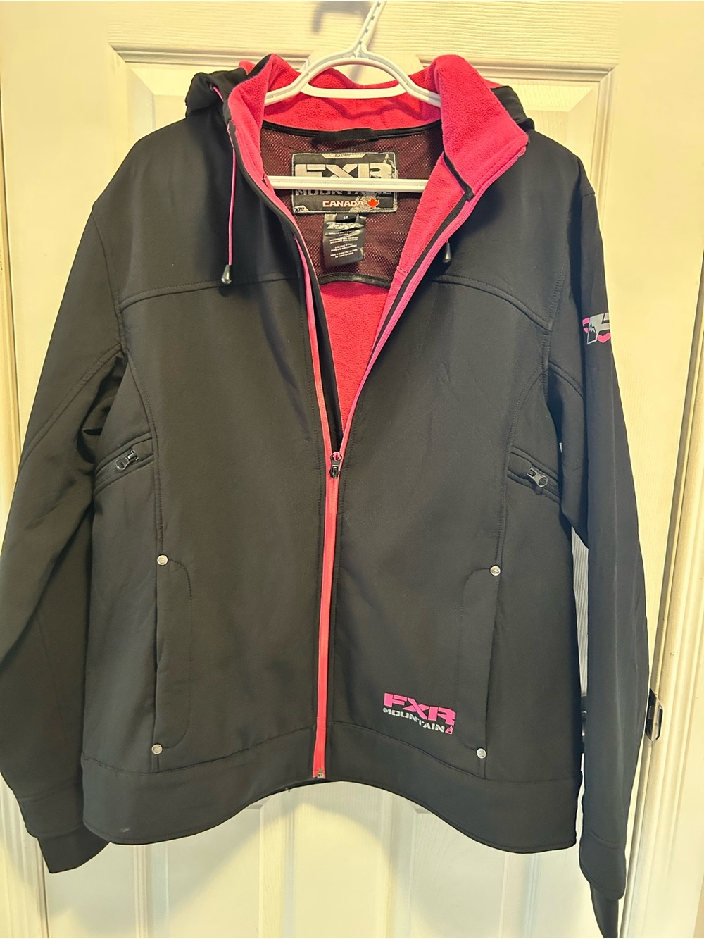 FXR Women's Black Performance Jacket with Pink Trim